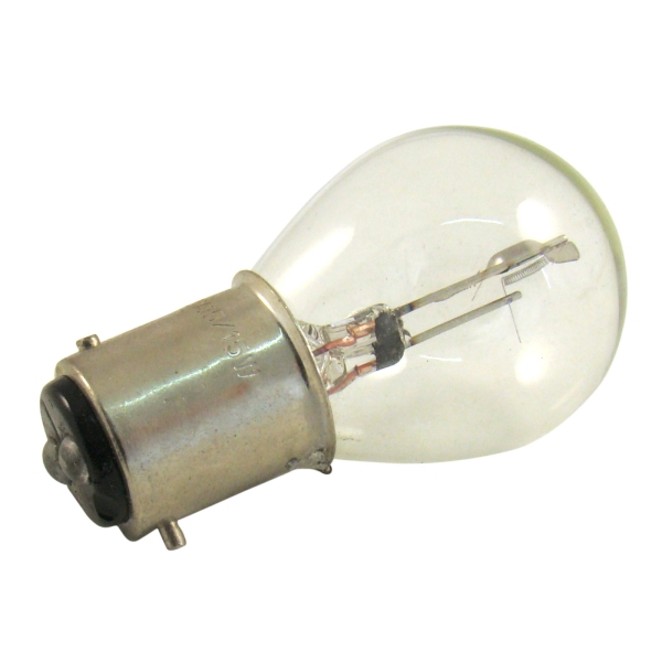 Biluxlampe 12V 35/35W - Bax15d - Glühlampe mit kleinem Sockel (z.B. für Zündanlage 50802) - (Markenl