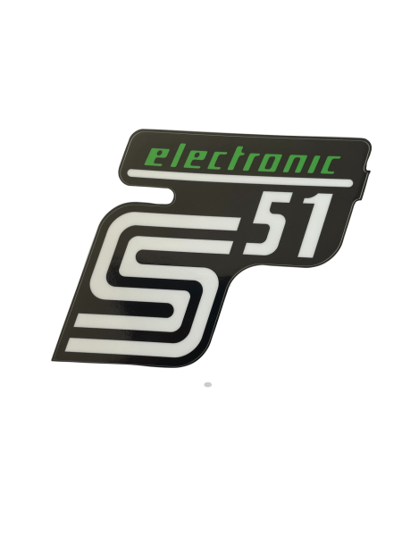 Klebefolie Seitendeckel -Elektronik- grün, S51
