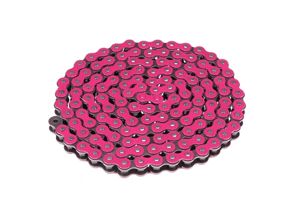 Rollenkette verstärkt pink mit 136 Gliedern für SIMSON
