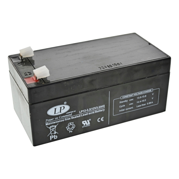 AGM-Batterie - Vlies - wartungsfrei - 12V 3,2 Ah
