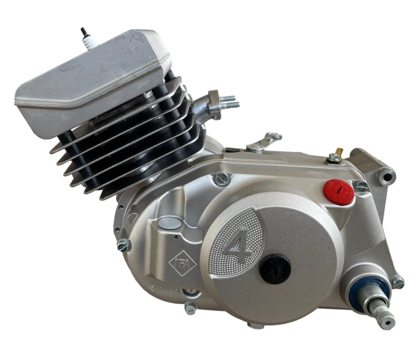 Motor komplett 70ccm, Laufbuchse Ø50 mm, 4-Gang für S70, SR80, S83 - ohne Zündung, Vergaser